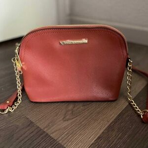 Steve Madden Brick Crossbody Bag with Gold Chain